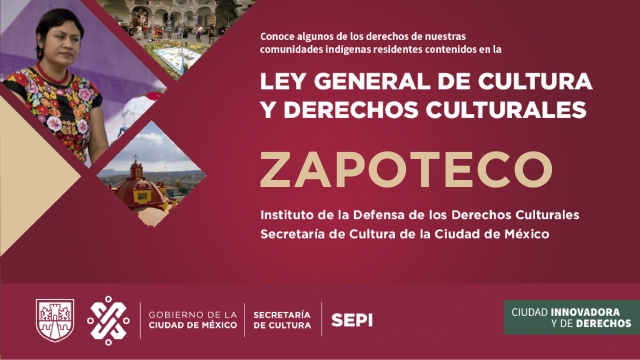 LEY GENERAL DE CULTURA Y DERECHOS CULTURALES ZAPOTECO