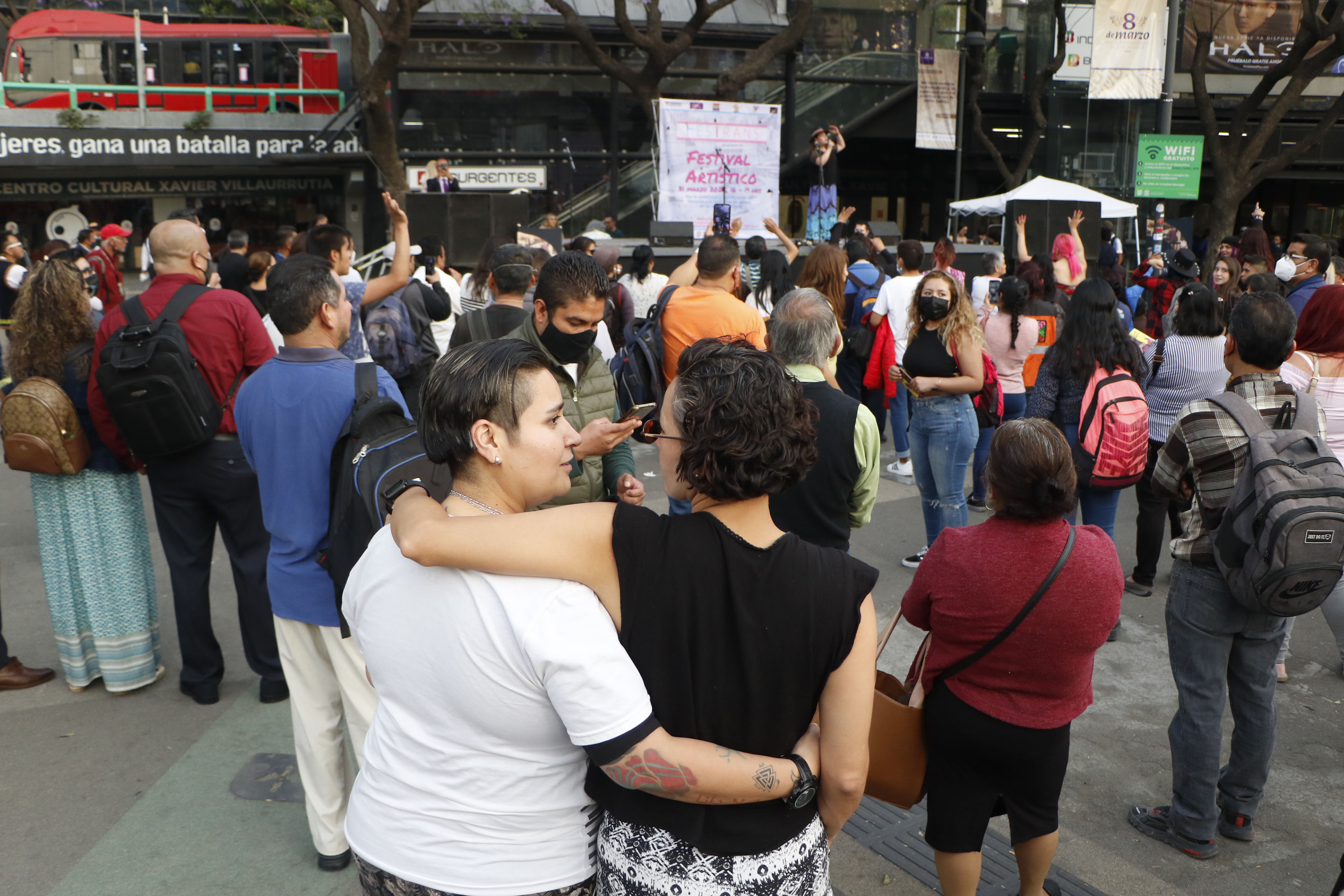 CONMEMORAN EN LA GLORIETA DE LOS INSURGENTES EL“DÍA INTERNACIONAL DE LA  VISIBILIDAD TRANS”