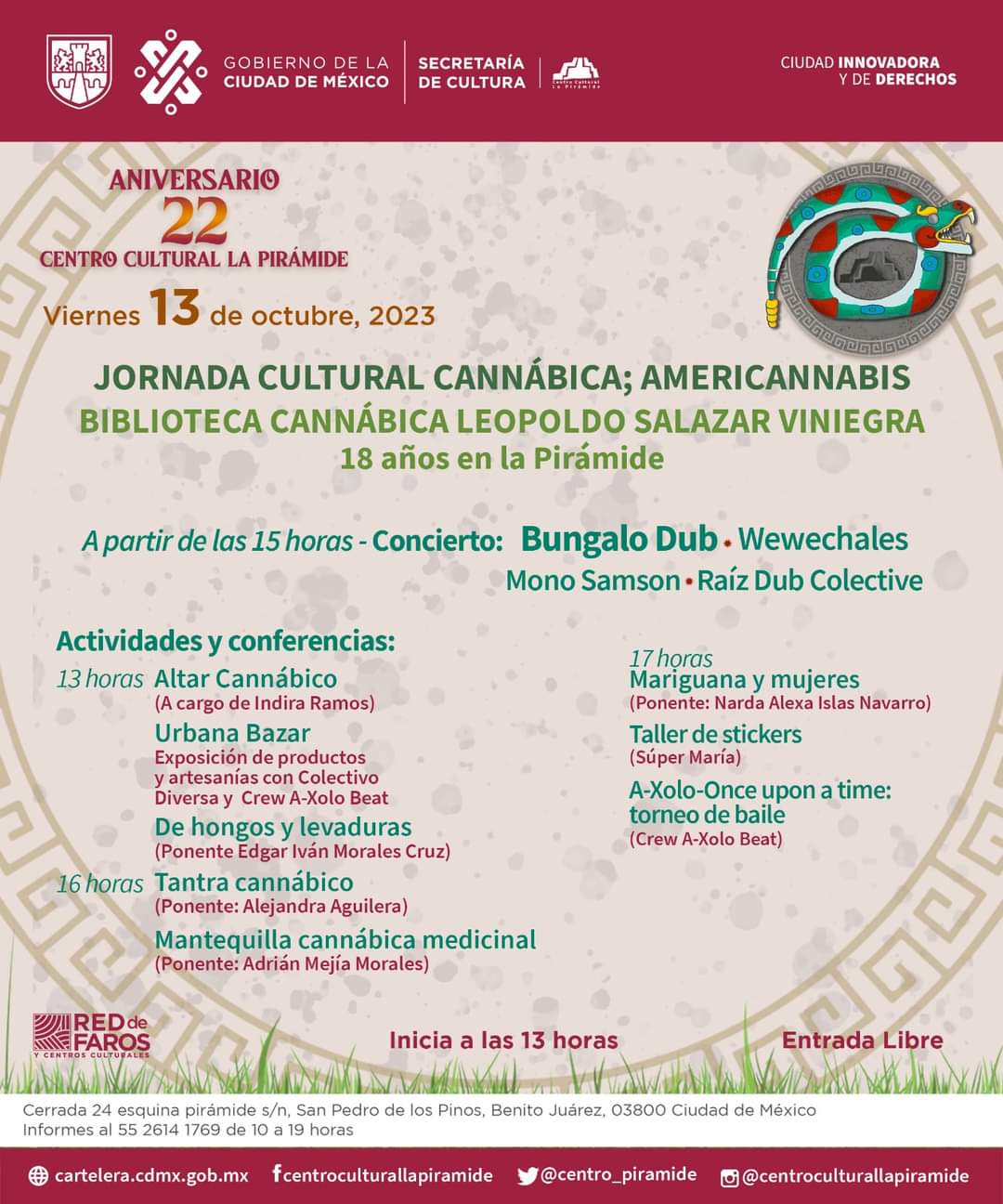 Festeja Centro Cultural La Piramide 22 Aniversario Con Tres DÍas De Actividades 1038