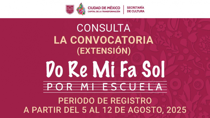 Extensión Convocatoria DoReMiFaSol